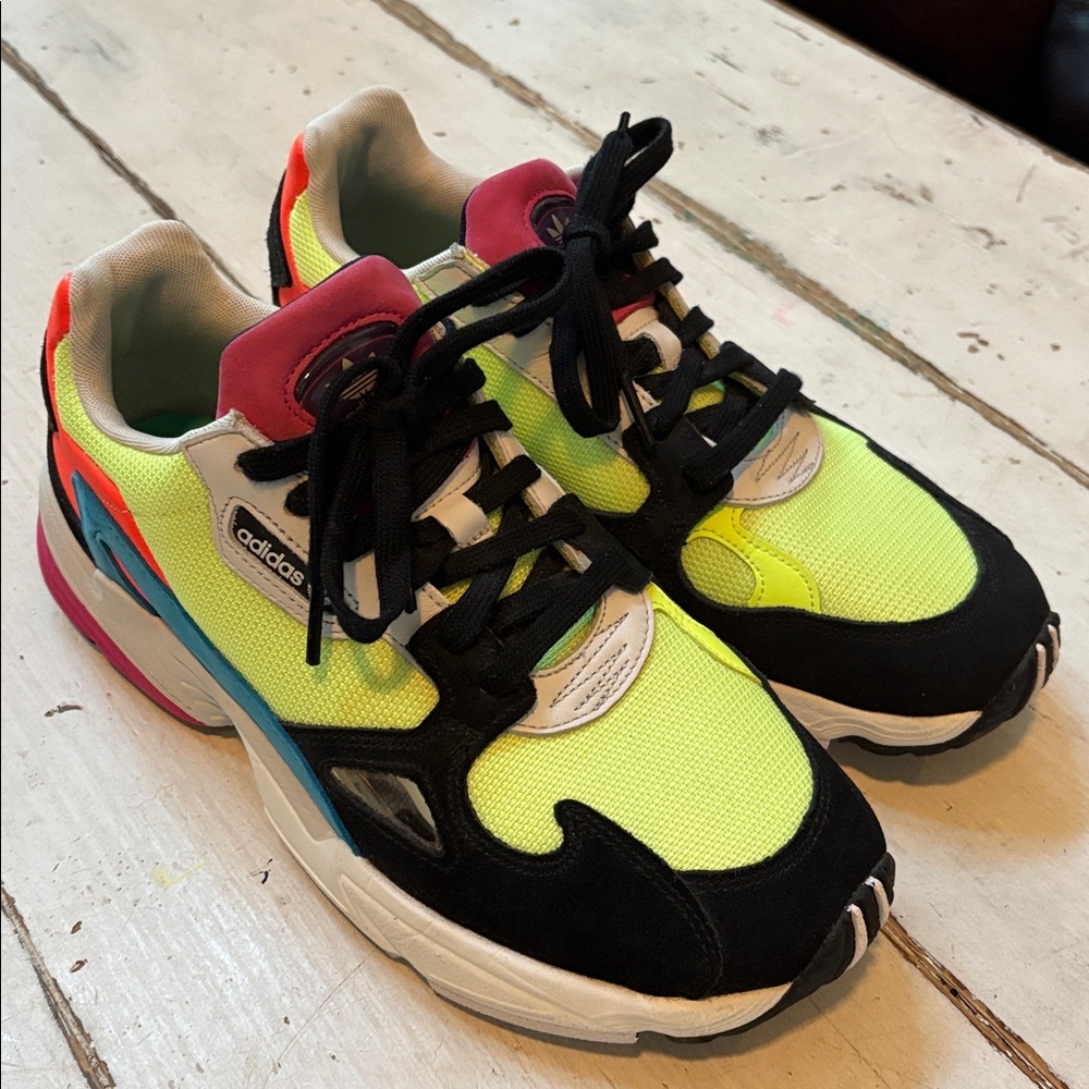 Adidas Falcon Women's Multicolor Retro Sneakers